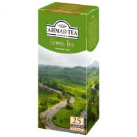 Чай Ahmad Green Tea (Зеленый Чай), зеленый, 25 пакетиков