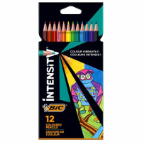 Карандаши цветные 12 ЦВЕТОВ BIC 'Color UP', пластиковые, трехгранные, 9505271