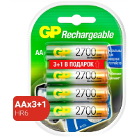 Аккумулятор Gp AA 2700mAh, 4шт/уп