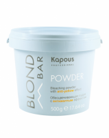 Обесцвечивающая пудра для волос Kapous Blond Bar с антижелтым эффектом, 500мл
