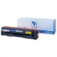 Картридж лазерный NV PRINT (NV-CF401A) для HP M252dw/M252n/M274n/M277dw/M277n7, голубой, ресурс 1400