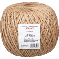 Шпагат джутовый 1,68 ктекс П3 (в бобине 200 м, 0,34 кг/боб. +/-10%