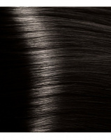 Краска для волос Kapous Hyaluronic HY 4.00, коричневый интенсивный, 100мл