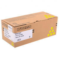 Тонер-картридж лазерный RICOH (SP C250E) SPC250/C260/C261, желтый, оригинальный, ресурс 1600 страниц