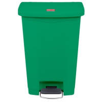 Контейнер для мусора с педалью Rubbermaid Step-On 50л, зеленый, 1883584