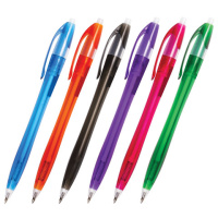 Шариковая ручка Brauberg Chance синяя, узел 0.7мм, линия письма 0.35мм