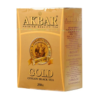 Чай Akbar Gold, черный, листовой, 250 г