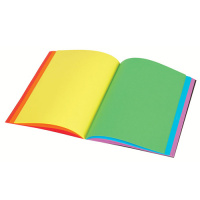 Блокнот Viquel А6, 60 листов, нелинованный, на сшивке, с цветными страницами