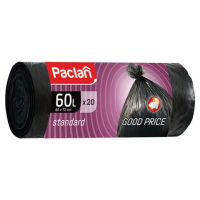 Мешки для мусора Paclan Standard 60л, 7.4мкм, 20 шт