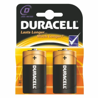 Батарейка Duracell Basic D LR20, 1.5В, алкалиновые, 2шт/уп