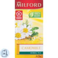 Чай Milford Camomile, травяной, 20 пакетиков