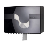 Диспенсер для туалетной бумаги в рулонах TEMCA/Челтекс черный, C92860