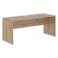 Стол прямой EDST 1767 Дуб Денвер светлый/Белый 1760х670х750 EDIS