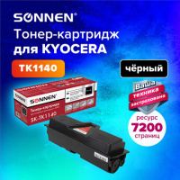 Картридж лазерный Sonnen SK-TK1140 для KYOCERA FS-1035MFP/1135MFP/M2035dn/M2535dn, ресурс 7200 стр