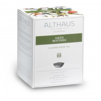 Чай Althaus Grun Matinee, зеленый, листовой, 15 пирамидок