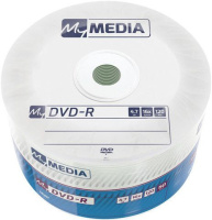Диск DVD-R Mymedia 4.7Gb, 16x, Pack wrap, 50шт/уп, 69200