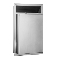 Мусорное ведро Merida Stella R встраиваемая в стену, матовая, 44л