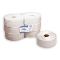 Туалетная бумага Экономика Проф в  рулоне, 480м, 1 слой, белая, макси, 6 рулонов, Т-0014