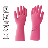 Перчатки резиновые Hq Profiline Multi Express S, красные, 73579