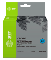 Картридж струйный Cactus CS-C4912 №82, 72мл, пурпурный