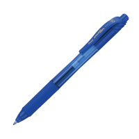 Ручка гелевая автоматическая Pentel BL107 синяя, 0.35мм, синий корпус