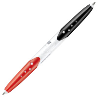 Ручка шариковая автоматическая Maped Twin Tip черно-красная, 1мм, двусторонняя