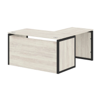 Стол угловой XQPCT 1415H Сосна Эдмонт/Антрацит 1400х1500х750 XTEN-QP