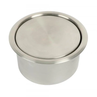 Кольцо под навесную корзину для мусора Nofer нерж. сталь 14см, матовое, 09008.S