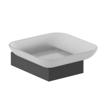 Мыльница для ванны Nofer Corinto черная, 16925.N