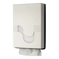 Диспенсер для полотенец листовых TEMCA/Челтекс белый, C92130