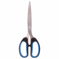 Канцелярские ножницы Brauberg Classic+ 20.5см, черно-синие
