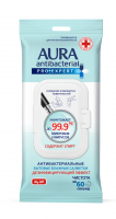 Влажные салфетки антибактериальные AURA Proexpert 24 шт