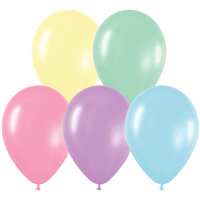 Воздушные шары Meshu Macaroon 30см, пастель, 100шт