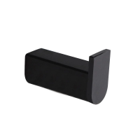 Крючок Nofer Capri черный, одинарный, 16221.N