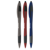 Ручка шариковая автоматическая 'Metallic XL' синяя, 0,7мм, грип