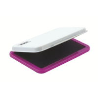 Подушка штемпельная настольная Attache фиолет 68х101 мм металл