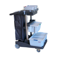 Комплексная тележка Vileda Professional ВолеоПро СВЕП, 3 контейнера для мопов, 145150