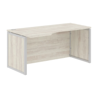 Стол эргономичный XQPCET 169H(L) Сосна Эдмонт/Алюминий 1600х900х750 XTEN-QP