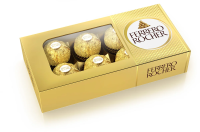 Набор конфет Ferrero Rocher хрустящие из молочного шоколада, 75г