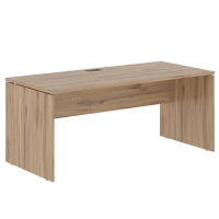 Стол прямой EDST 1780 Дуб Денвер светлый/Мокко 1760х800х750 EDIS