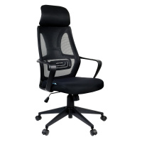 Кресло руководителя Helmi HL-E37 'Wind', ткань черная