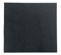 Салфетки бумажные ROSHY 33х33, 200шт, 2 слоя, черные