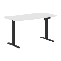 Стол письменный XHT 1367 Белый/Черный 1360х670х745-1205 XTEN-UP