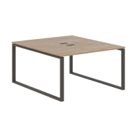 Стол 2-х местный EQWST 1316 Дуб Денвер светлый/Мокко 1360х1606х750 EDIS