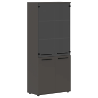 Шкаф высокий широкий EHCS 85.2 Мокко/Черный/Мокко 852х430х1967 EDIS