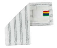 Плоский моп Nowa 40см, карман-язык, микрофибра, жесткий абразив, MFHA-M-4