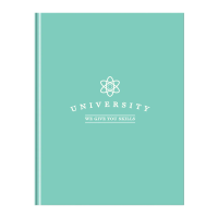 Записная книжка А5 64л. BG 'University', soft-touch ламинация, блок-еженедельник