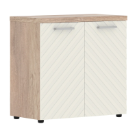 Шкаф с глухими малыми дверьми и топом TLLC 85.1 Латте/Дуб Каньон Z 856х450х833 TORR LUX