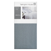 Tarrington House Простыня сатин темно-серая, 240 x 215см