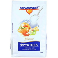 Фруктоза Novasweet 1кг, мягкая упаковка